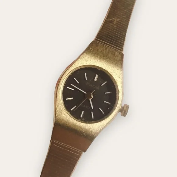 Vintage | Accessories | Vintage Pulsar Classy Gold Tone 